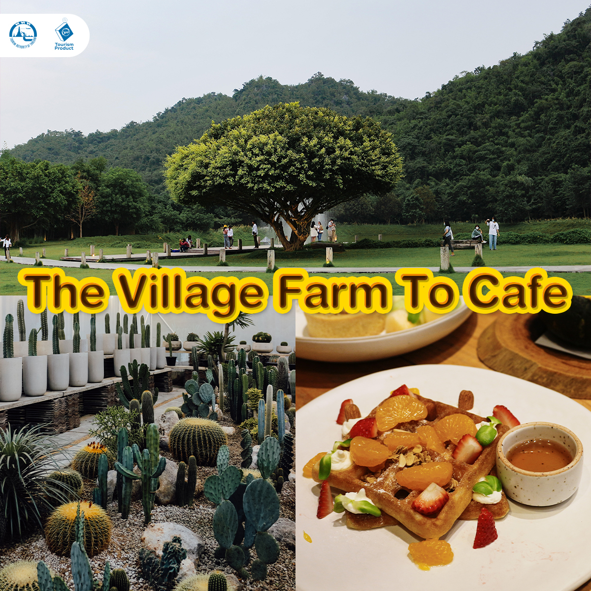 ปักหมุด 5 จุดเที่ยว กาญจนบุรี 2 วัน 1 คืน The Village Farm To Cafe